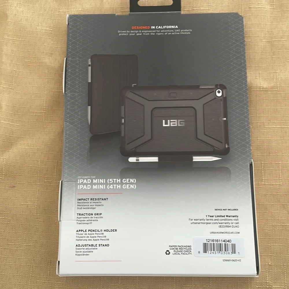 New Urban Armor Gear IPAD Mini protection cover. For IPAD 4th & 5th generation.